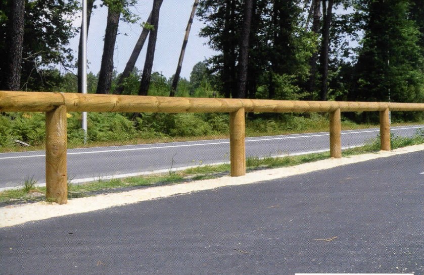 Glissière de sécurité bois San Bernardo